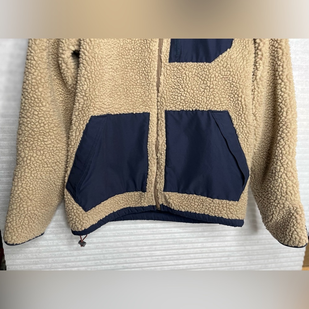 EDDIE BAUER Men’s Sherpa Fleece Full Zip Jacket Oversized Small - Picture 7 of 11